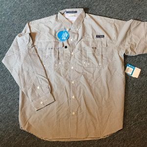 Columbia PFG series LS button up shirt
